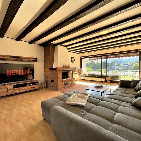 Traumaussicht Kamin Balkon Burgblick 65 Zoll Tv Netflix Sky Joyn Lindenplatz Lejlighed Bullay Eksteriør billede
