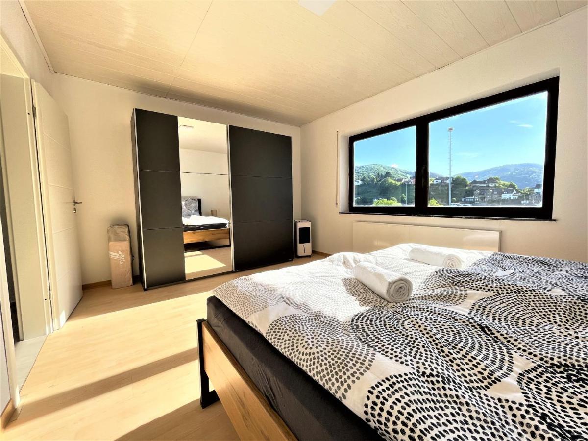 Traumaussicht Kamin Balkon Burgblick 65 Zoll Tv Netflix Sky Joyn Lindenplatz Lejlighed Bullay Eksteriør billede