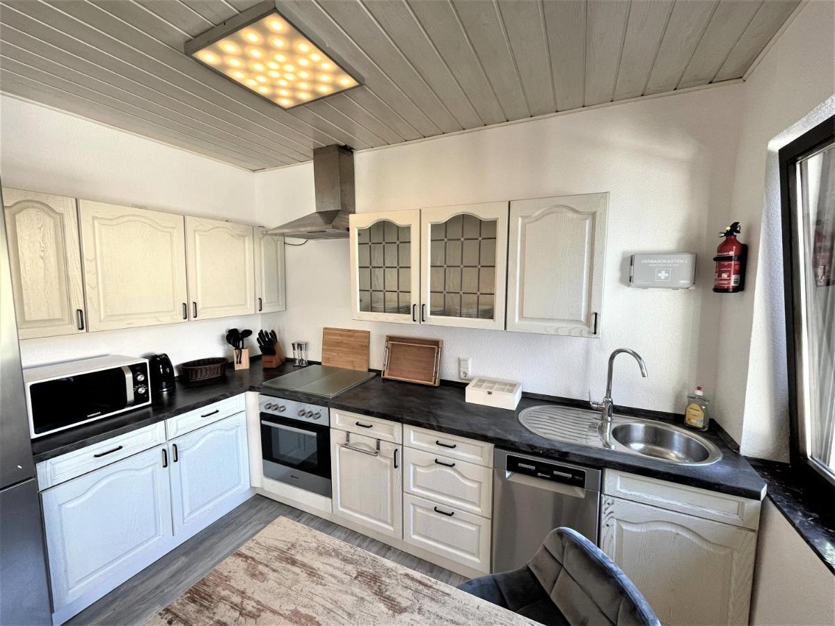 Traumaussicht Kamin Balkon Burgblick 65 Zoll Tv Netflix Sky Joyn Lindenplatz Lejlighed Bullay Eksteriør billede