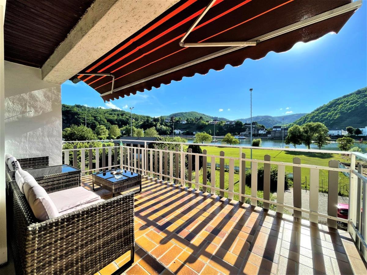 Traumaussicht Kamin Balkon Burgblick 65 Zoll Tv Netflix Sky Joyn Lindenplatz Lejlighed Bullay Eksteriør billede